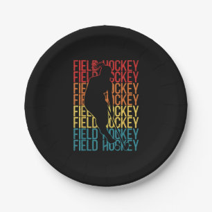 Hockey-Retro-Vintage-Field-Hockey Pappteller