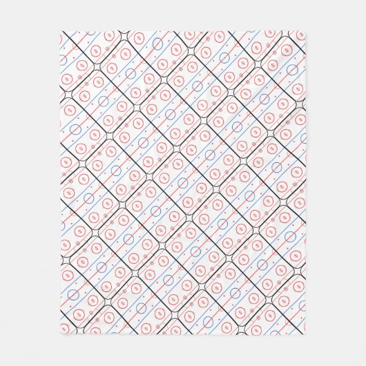 Hockey Rink Companion Autograph Ready Fleecedecke (Vorderseite)