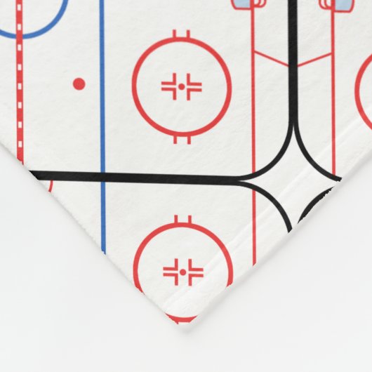 Hockey Rink Companion Autograph Ready Fleecedecke (Ecke)