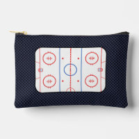 Hockey-Rink-Diagramm auf Blue Carbon Fibre-Stil