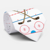 Hockey-Rink-Hockey-Sticks im Center Ice Krawatte (Gerollt)