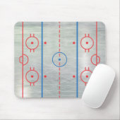 Hockey Rink Ice Mousepad (Mit Mouse)