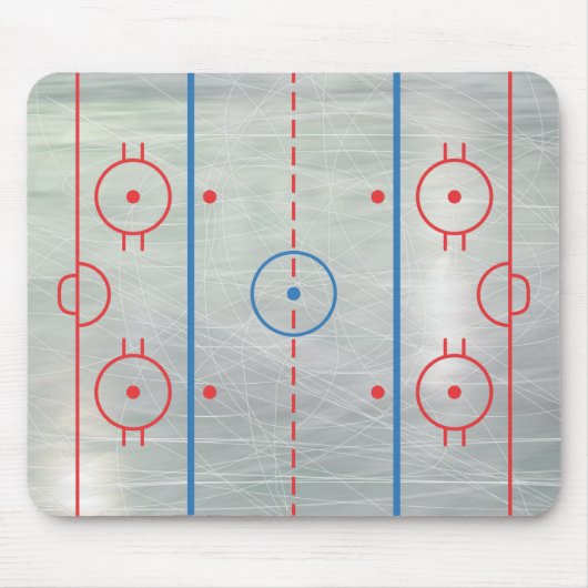 Hockey Rink Ice Mousepad (Vorne)