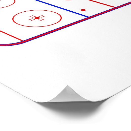 Hockey Rink Poster (Ecke)