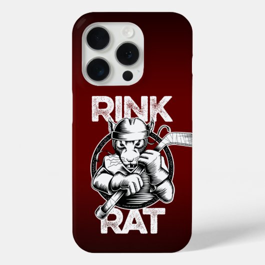 Hockey Rink Rat Case-Mate iPhone Hülle (Rückseite)