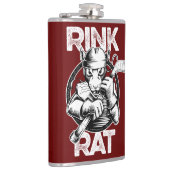 Hockey Rink Rat Flachmann (Rechts)