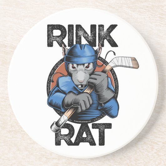 Hockey Rink Rat Getränkeuntersetzer (Vorne)