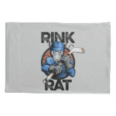 Hockey Rink Rat Kissenbezug (Rückseite)