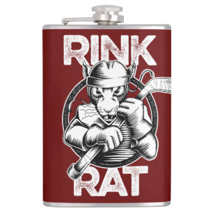 Hockey-Rink-Ratte Flachmann