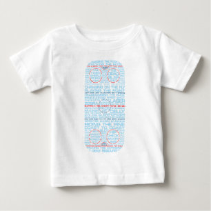 Hockey Rink Word Art Baby T-shirt