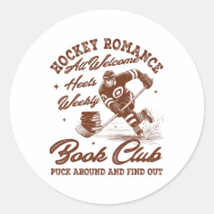 Hockey Romance Smut Leser Buchclub Buchliebhaber B Runder Aufkleber