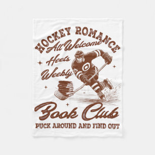 Hockey-Romanze-Smut-Leser Buchclub Buchliebhaber B Fleecedecke
