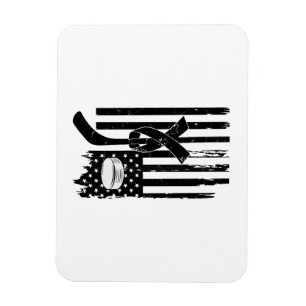 Hockey Rosa Band Brustkrebsbewusstsein Sport L Magnet