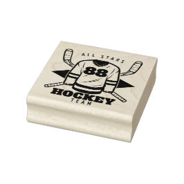 Hockey-Rubber-Briefmarke Gummistempel