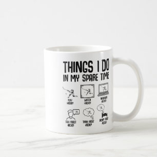 Hockey-Sachen, die ich in meiner Freizeit mache, E Kaffeetasse