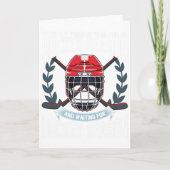 Hockey-Saison Eishockey Karte (Vorderseite)