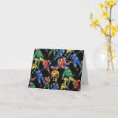 Hockey Saison Eishockey Muster Note Card Karte (Gelbe Blume)