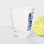 Hockey Saison Eiszeit Spaß Puck Schnapsglas (Links)