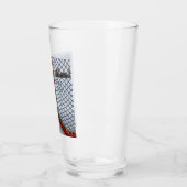 Hockey Saison Ice Cold Funny Spaß Puck Glas (Links)