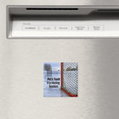 Hockey Saison Ice Cold Funny Spaß Puck Magnet (In Situ (Geschirrspüler))