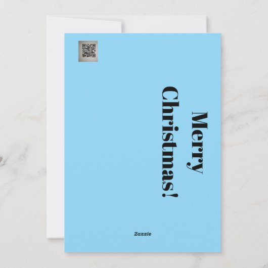 Hockey Santa Feiertagskarte (Rückseite)