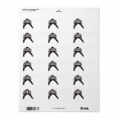 Hockey-Schiedsrichter Adressaufkleber (Vorne)