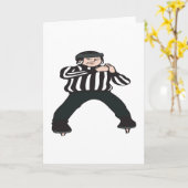 Hockey-Schiedsrichter Karte (Gelbe Blume)