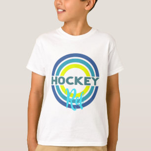 Hockey Schiedsrichter mit modernen Hockey Kreisen T-Shirt