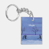 Hockey Schlüsselanhänger (Vorderseite links)