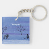 Hockey Schlüsselanhänger (Rückseite)