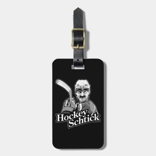 Hockey Schtick Gepäckanhänger (Vorderseite vertikal)