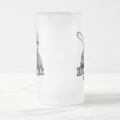 Hockey Schtick Mattglas Bierglas (Mittel)