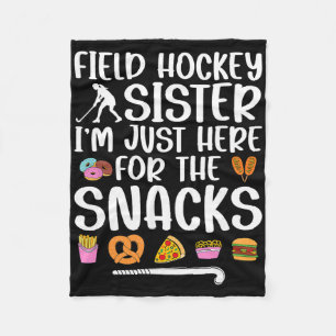 Hockey-Schwester Lustiger Hockey-Spieler Schwester Fleecedecke