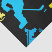 HOCKEY SEIDENPAPIER (Detail)