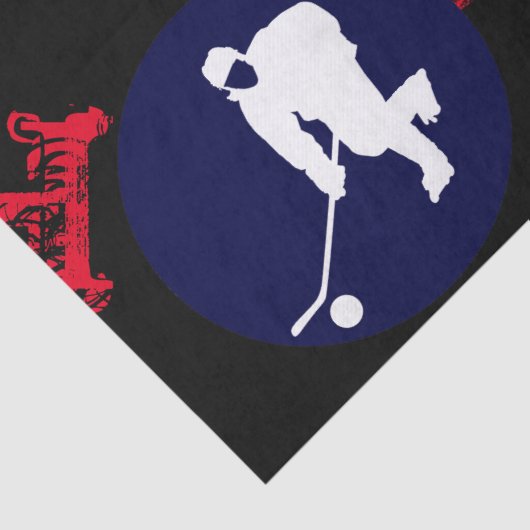 HOCKEY SEIDENPAPIER (Detail)