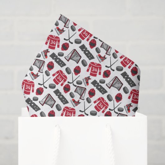 Hockey-Seidenpapier Seidenpapier (Geschenk Tasche)