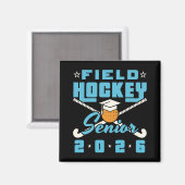 Hockey Senior 2026 Magnet (Vorderseite/Rückseite)