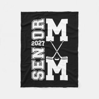 Hockey Senior Mom 2027 Eishockeyspieler Senior Fleecedecke
