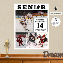 Hockey Senior Night 5 Foto-Collage
