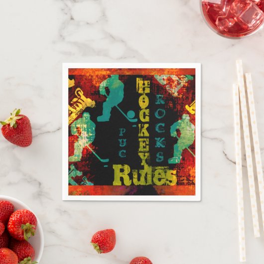 HOCKEY SERVIETTE (Beispiel)