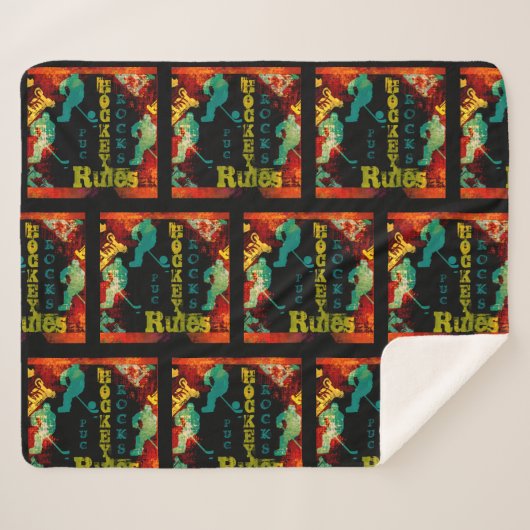 HOCKEY SHERPADECKE (Vorderseite (Horizontal))