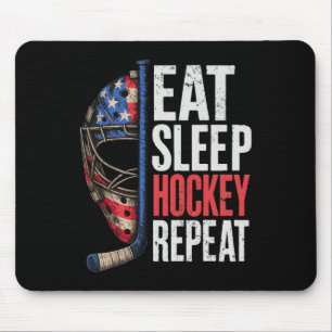 Hockey-Shirt Hockey-Junge Geschenke Sachen Eishock Mousepad