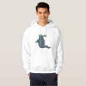 Hockey-Siegel mit Hockeystick Hoodie (Vorne ganz)