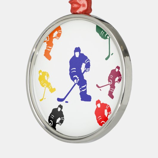 HOCKEY SILBERNES ORNAMENT (Links)