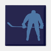 Hockey Silhouette Magnet (Vorne)