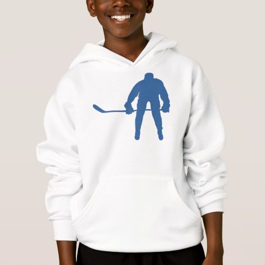 Hockey-Silhouette-Sweatshirt Hoodie (Vorderseite)