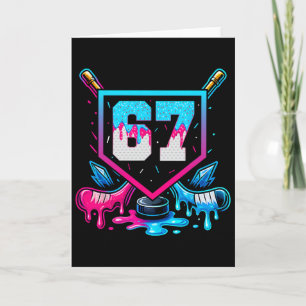 Hockey Six Seven Eis Drip 67 Meme Karte