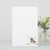 Hockey-Skate Briefpapier (Stehend Vorderseite)
