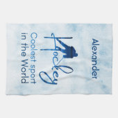 Hockey-Skate Handtuch coolsten Sportblau (Horizontal)