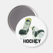 Hockey-Skate Magnet (Vorderseite/Rückseite)